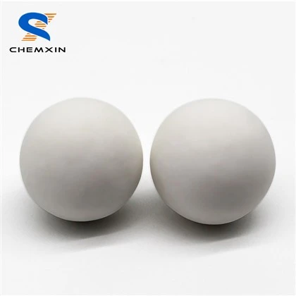 Rezistență ridicată la uzură-60-70 mm 92% alumină bilă de șlefuit pentru ciment